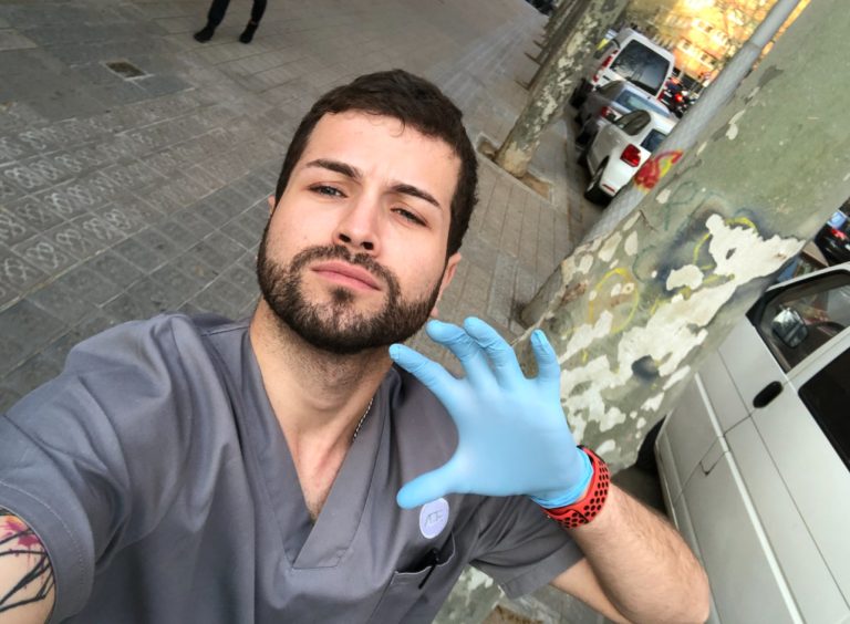 Yo en Barcelona